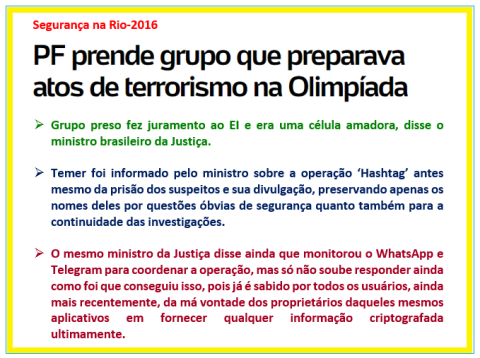 Operação Hashtag da PF prende suspeitos de terrorismo no Brasil